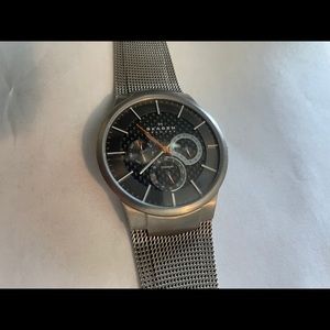 Skagen Men's 809XLTTM Quartz/Multi Titanium Grey Watch